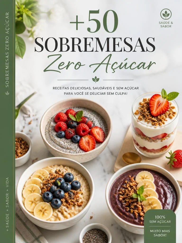 +50 Sobremesas Zero Açúcar