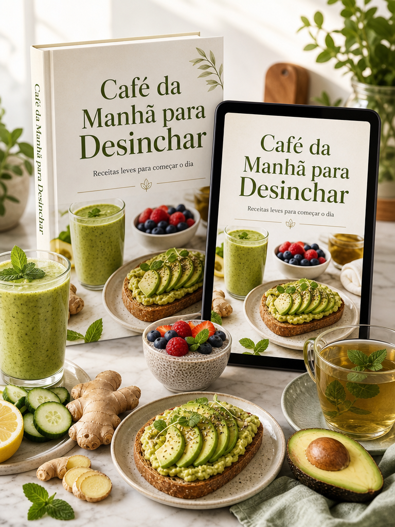 Café da Manhã para Desinchar