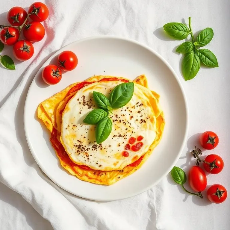 Omelete Caprese