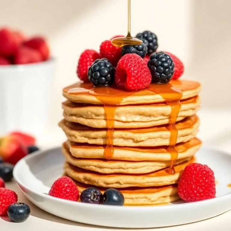 Panqueca de Banana com Frutas
